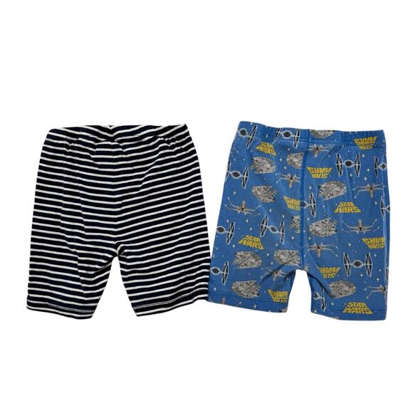 HANNA ANDERSSON GAP Pajama Lot Star Wars Stripes Size 8 130 Blue Gray White - Picture 4 of 9